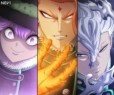 Nozel Silva Fuegoleon Vermillion Dorothy Unsworth Anime Black Clover HD Desktop Wallpaper | Background Image