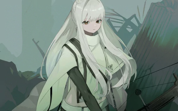 Platinum (Arknights) video game Arknights HD Desktop Wallpaper | Background Image