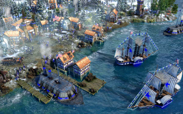 video game Age of Empires III: Definitive Edition HD Desktop Wallpaper | Background Image
