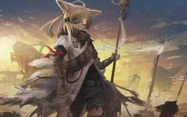 Suzuran (Arknights) video game Arknights HD Desktop Wallpaper | Background Image