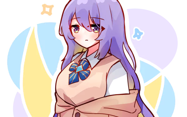 hololive Moona Hoshinova Anime Virtual Youtuber HD Desktop Wallpaper | Background Image