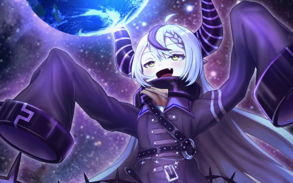 hololive La+ Darknesss (Virtual Youtuber) Anime Virtual Youtuber HD Desktop Wallpaper | Background Image