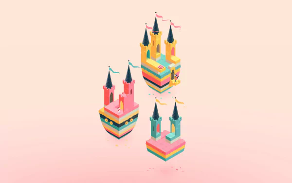 video game Monument Valley 2 HD Desktop Wallpaper | Background Image