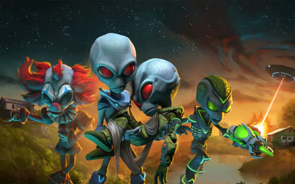 video game Destroy All Humans! Clone Carnage HD Desktop Wallpaper | Background Image