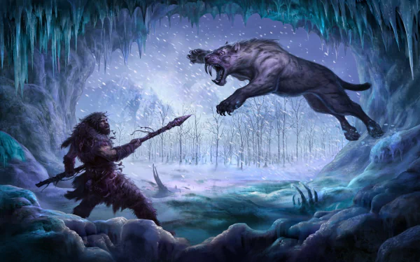 prehistoric fantasy men HD Desktop Wallpaper | Background Image