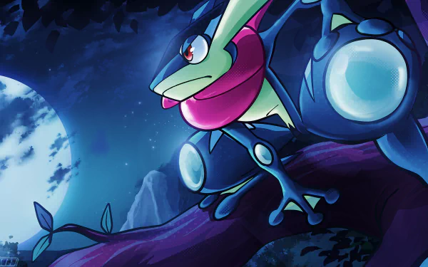 Greninja (Pokémon) Anime Pokemon HD Desktop Wallpaper | Background Image