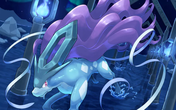 Suicune (Pokémon) video game Pokemon HD Desktop Wallpaper | Background Image