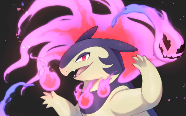 Typhlosion (Pokemon) video game Pokémon Legends: Arceus HD Desktop Wallpaper | Background Image