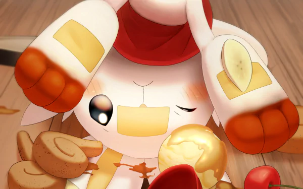 Scorbunny (Pokémon) video game Pokémon: Sword and Shield HD Desktop Wallpaper | Background Image