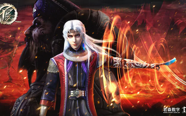 Drawing Jianghu: The Degenerate Anime HD Desktop Wallpaper | Background Image