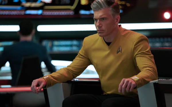 Christopher Pike Anson Mount TV Show Star Trek: Strange New Worlds HD Desktop Wallpaper | Background Image