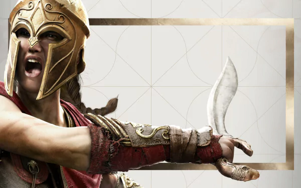Kassandra (Assassin's Creed) video game Assassin's Creed Odyssey HD Desktop Wallpaper | Background Image