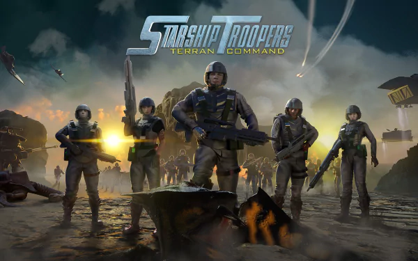 video game Starship Troopers: Terran Command HD Desktop Wallpaper | Background Image