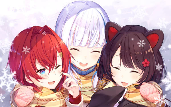 Lize Helesta Inui Toko Ange Katrina Anime Virtual Youtuber HD Desktop Wallpaper | Background Image