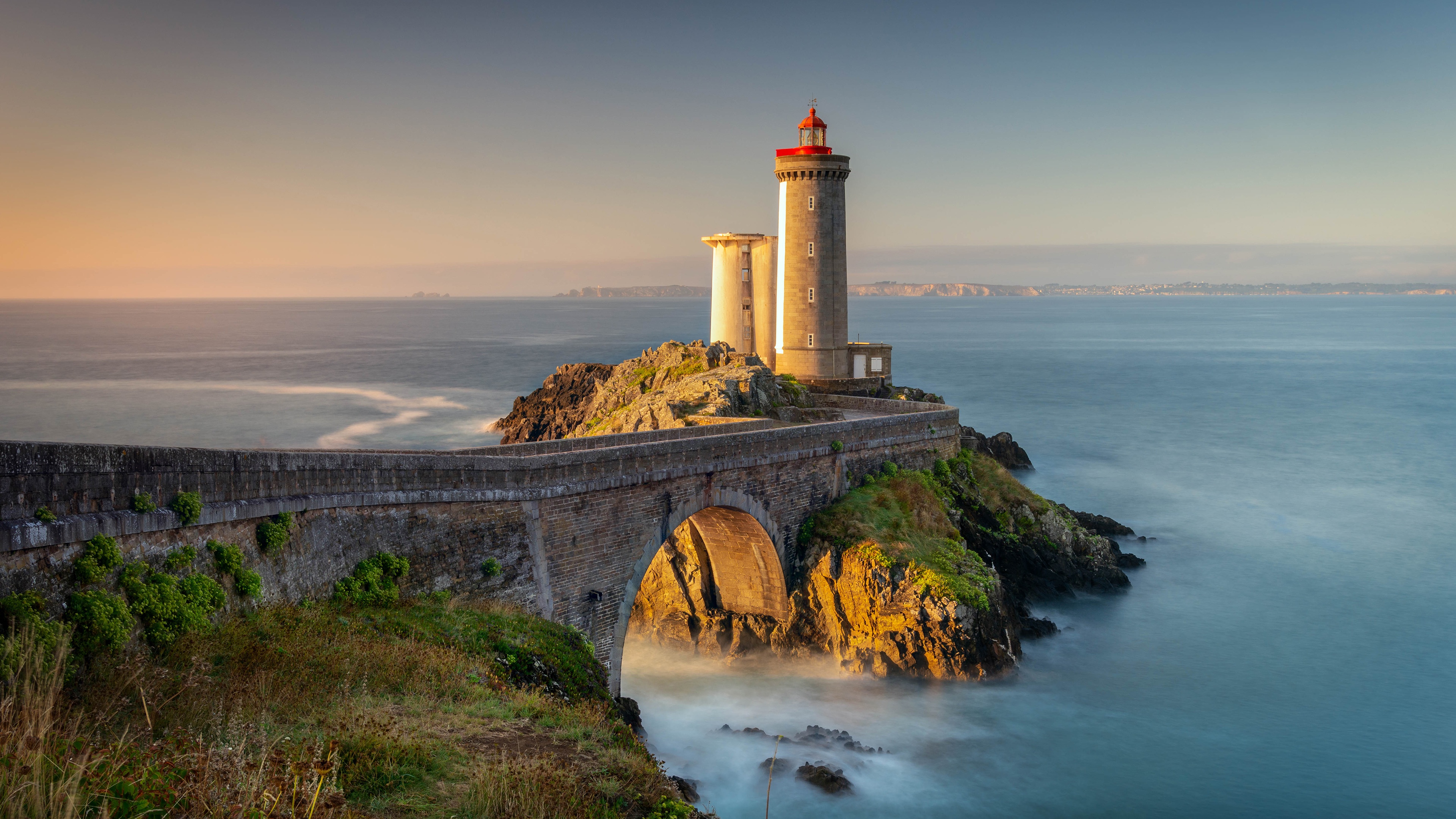 Download Man Made Lighthouse 4k Ultra HD Wallpaper