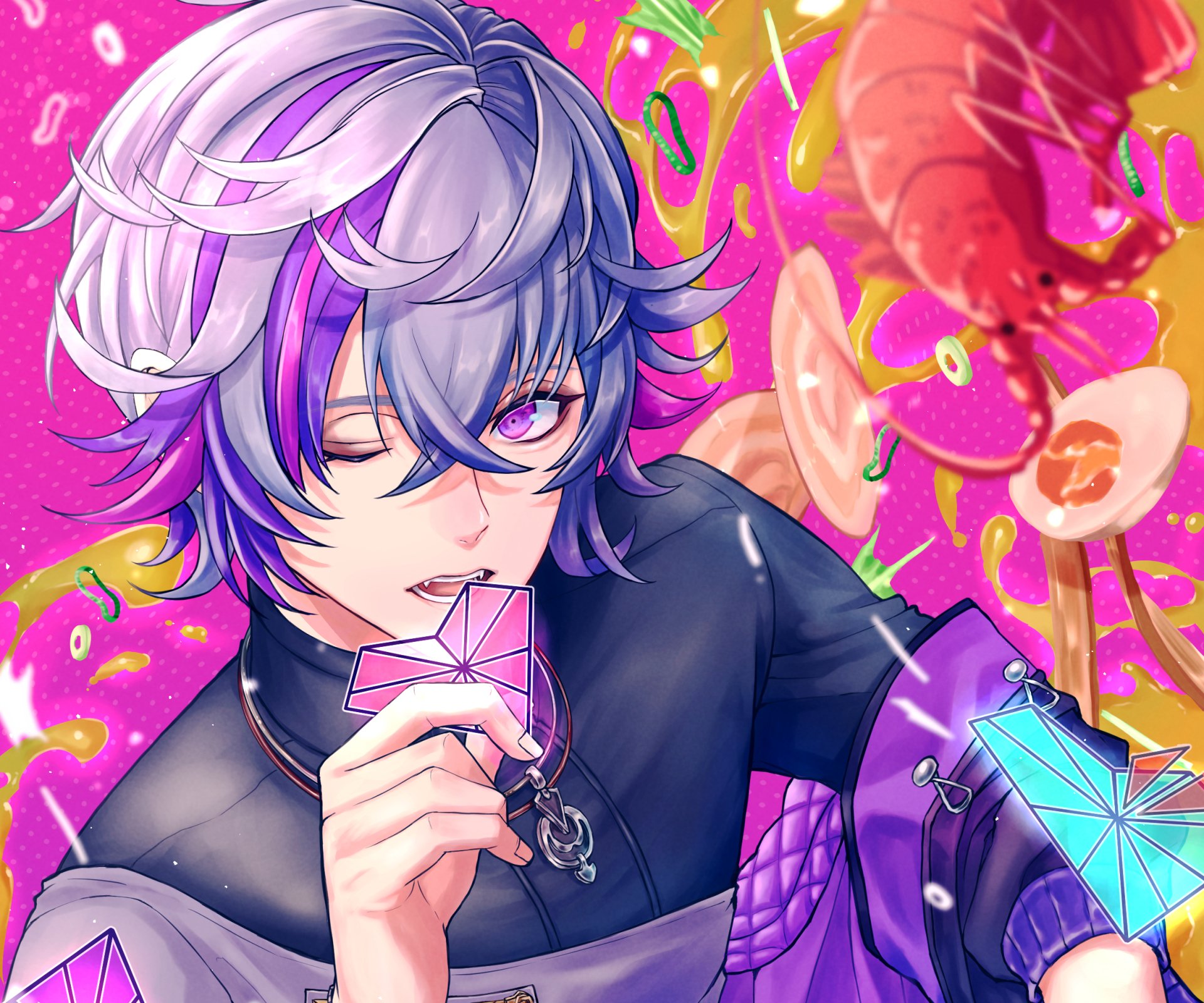 Download Nijisanji Fuwa Minato Anime Virtual Youtuber HD Wallpaper