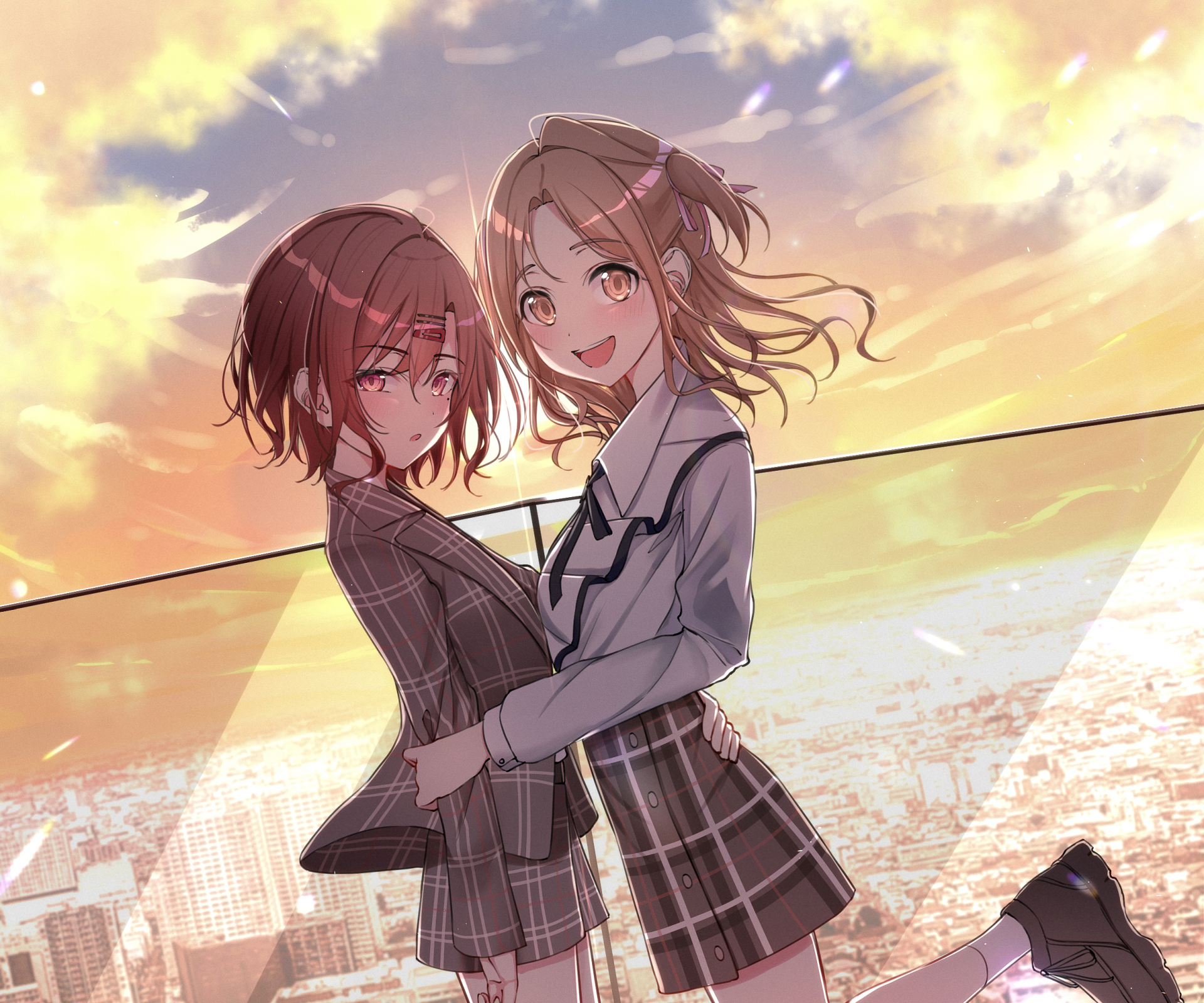 Download Hinana Ichikawa Madoka Higuchi Anime The IDOLM@STER: Shiny Colors HD Wallpaper