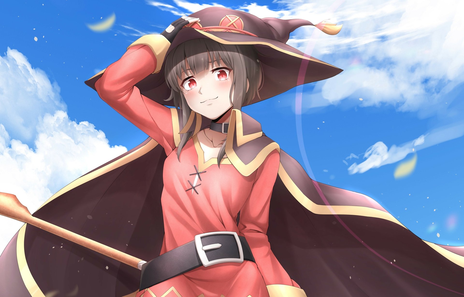 Download Megumin (KonoSuba) Anime KonoSuba - God’s Blessing On This Wonderful World!! 4k Ultra HD Wallpaper by Zildt