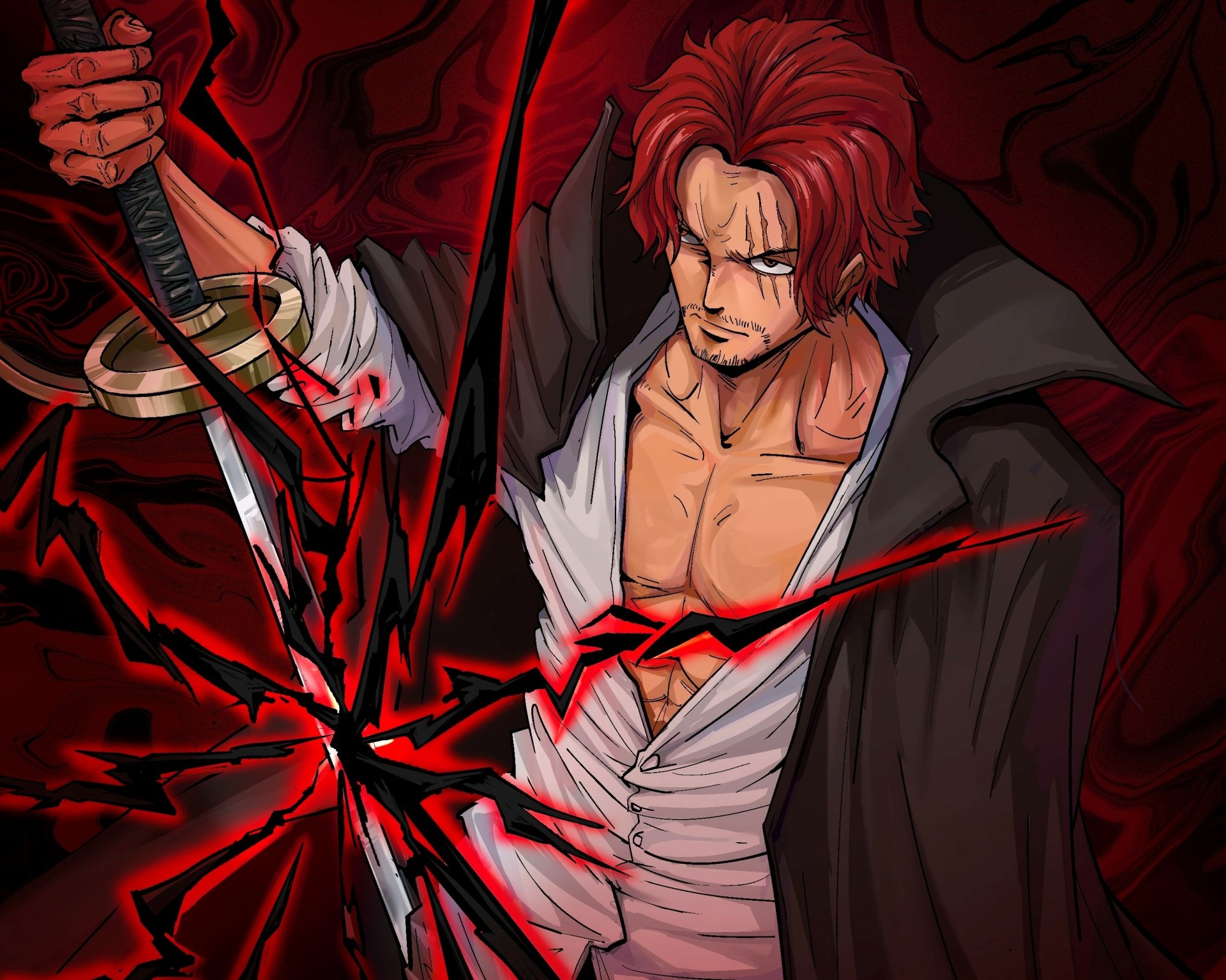 Download Shanks (One Piece) Anime One Piece HD Wallpaper By AnimeFanNo1