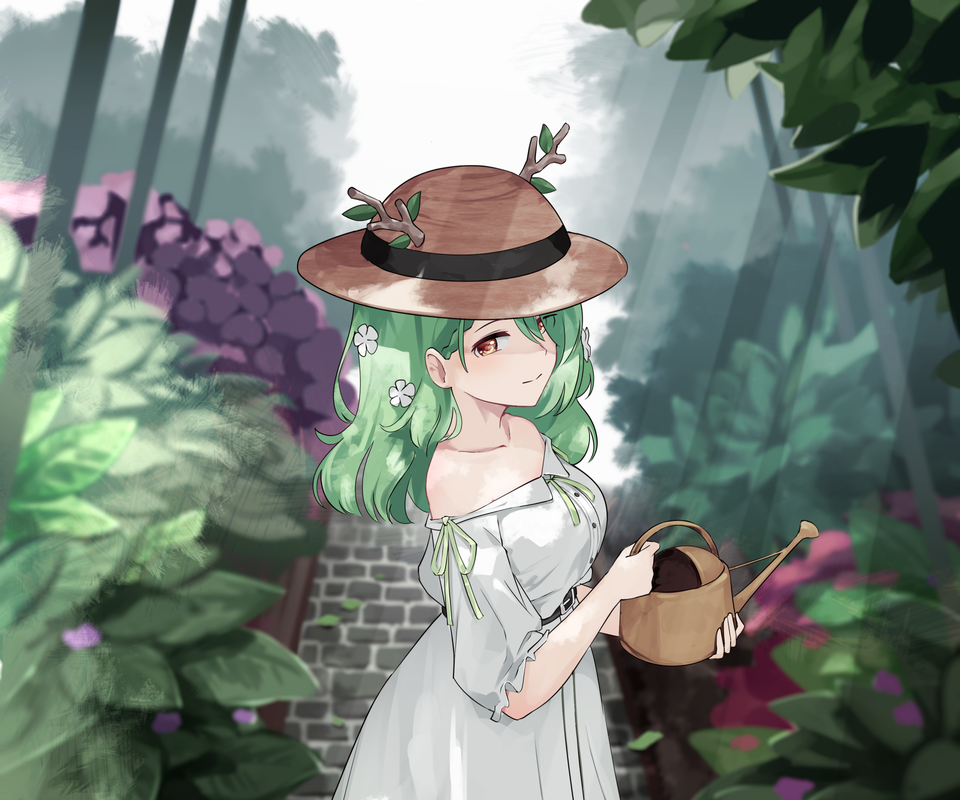 Download Hololive Ceres Fauna Anime Virtual Youtuber HD Wallpaper