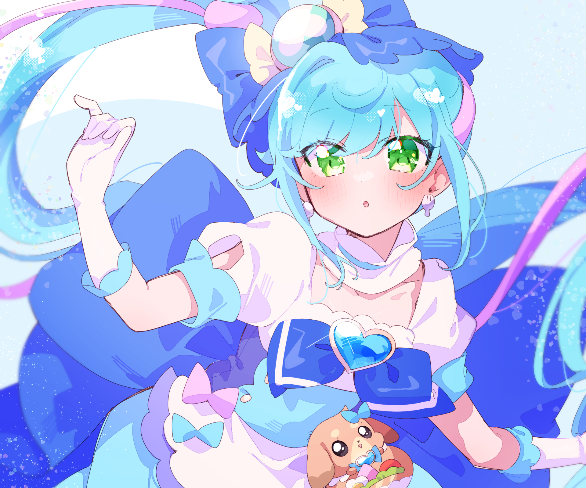 Download Fuwa Kokone Cure Spicy Anime Delicious Party Precure HD Wallpaper