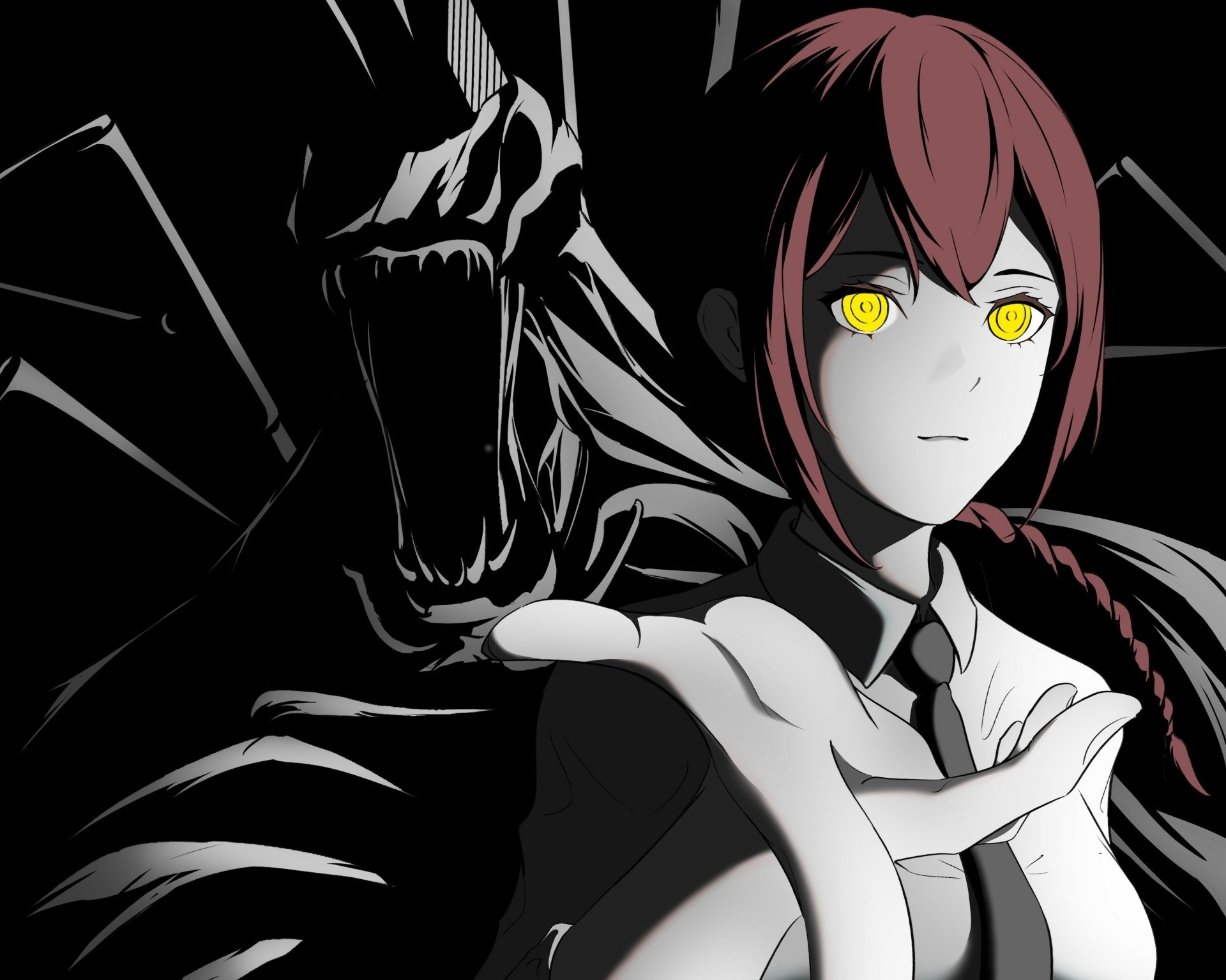 Download Makima (Chainsaw Man) Anime Chainsaw Man HD Wallpaper by maopunch28