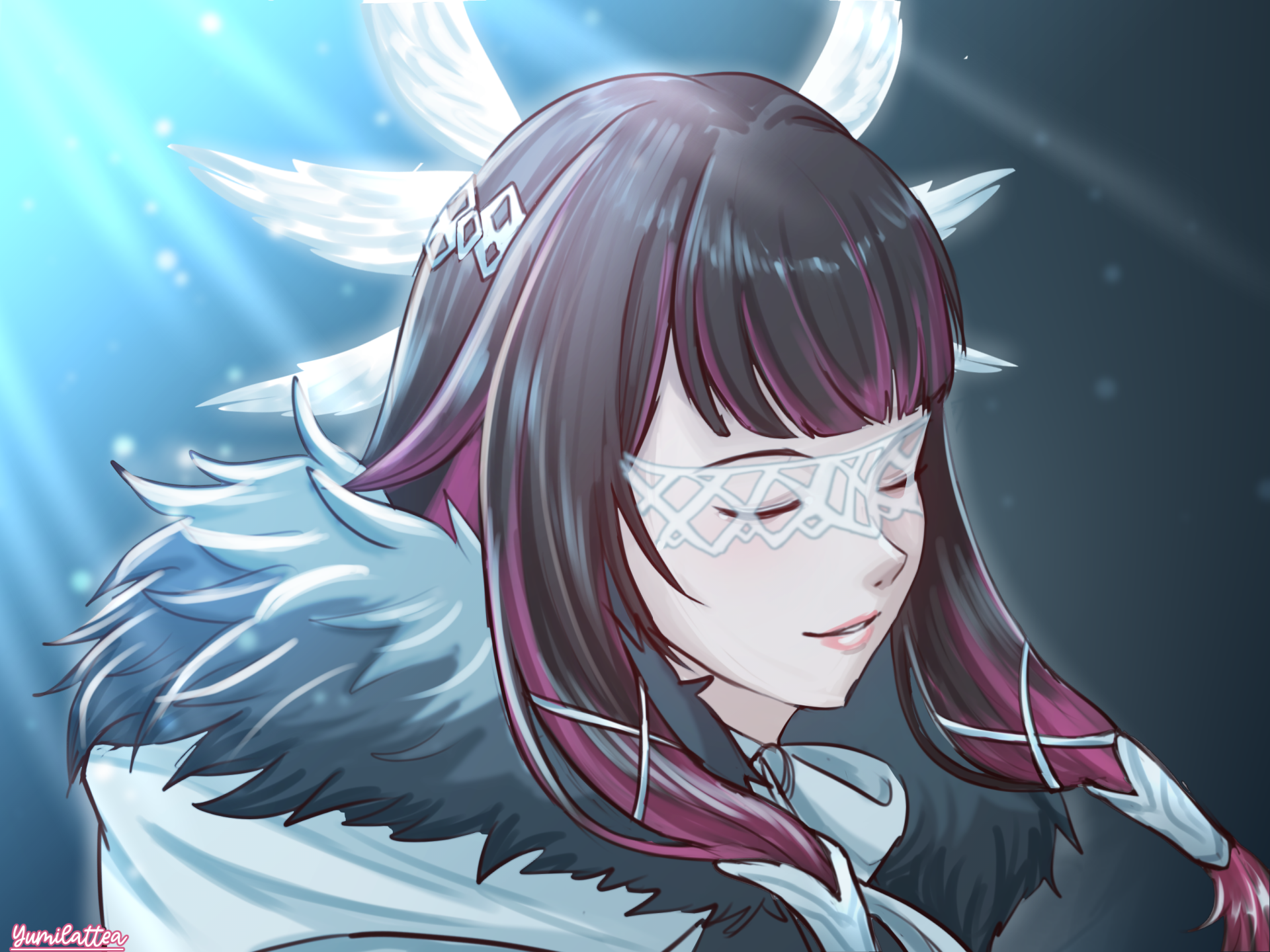 Columbina (genshin impact) drawn by chanifge danbooru
