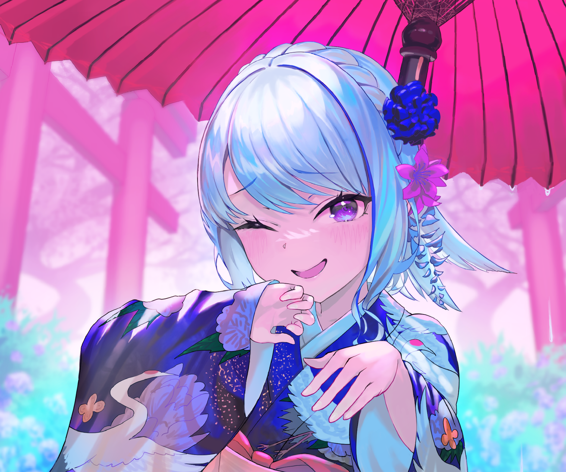 Download Lize Helesta Anime Virtual Youtuber HD Wallpaper