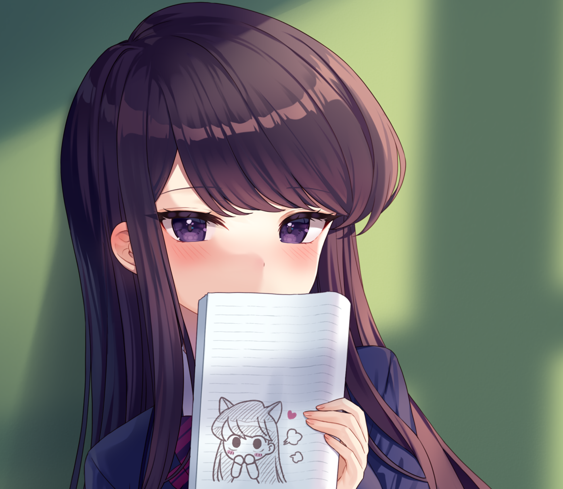 Komi Shouko HD Wallpaper – Stunning Anime Art from Komi Can’t Communicate by moorina