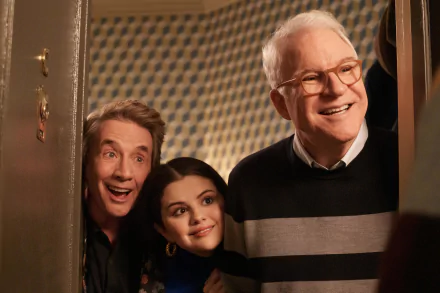 Steve Martin Selena Gomez Martin Short TV Show Only Murders in the Building HD Desktop Wallpaper | Background Image
