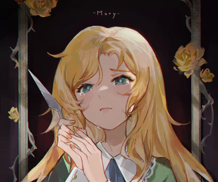 Mary (Ib) video game Ib (2012) HD Desktop Wallpaper | Background Image