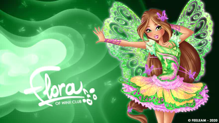 Flora (Winx Club) TV Show Winx Club HD Desktop Wallpaper | Background Image