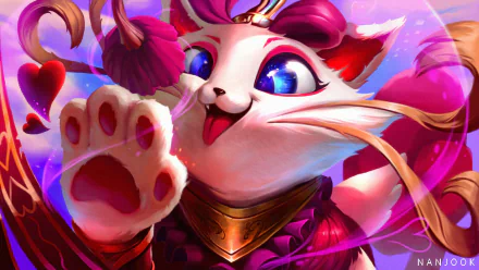 Yuumi (League of legends) video game League Of Legends HD Desktop Wallpaper | Background Image