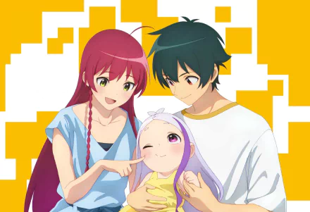 Alas Ramus Emi Yusa Sadao Maou Anime The Devil Is a Part-Timer! HD Desktop Wallpaper | Background Image