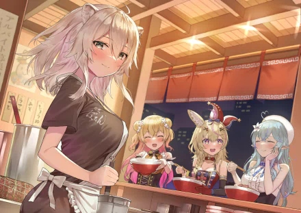 Shishiro Botan Anime Virtual Youtuber HD Desktop Wallpaper | Background Image