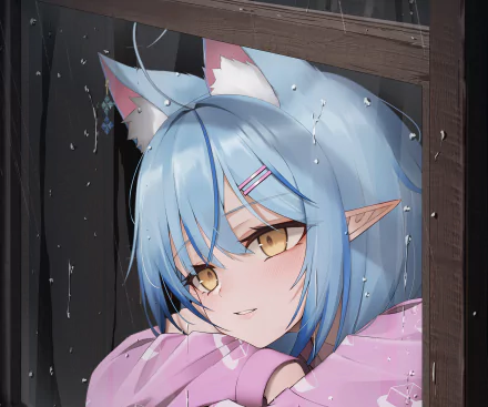 hololive Yukihana Lamy Anime Virtual Youtuber HD Desktop Wallpaper | Background Image