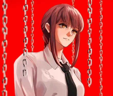 Makima (Chainsaw Man) Anime Chainsaw Man HD Desktop Wallpaper | Background Image