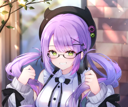 hololive Tokoyami Towa Anime Virtual Youtuber HD Desktop Wallpaper | Background Image