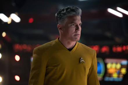 Christopher Pike Anson Mount TV Show Star Trek: Strange New Worlds HD Desktop Wallpaper | Background Image