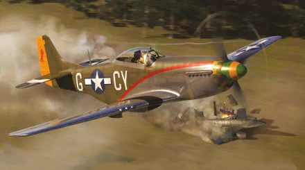 military North American P-51 Mustang HD Desktop Wallpaper | Background Image