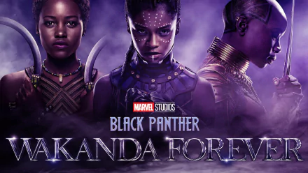 Dominique Thorne Danai Gurira Letitia Wright movie Black Panther: Wakanda Forever HD Desktop Wallpaper | Background Image