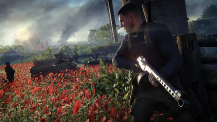 video game Sniper Elite 5 HD Desktop Wallpaper | Background Image