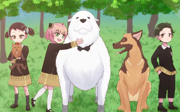 Damian Desmond Becky Blackbell Bond (Spy x Family) Anya Forger Anime Spy x Family HD Desktop Wallpaper | Background Image