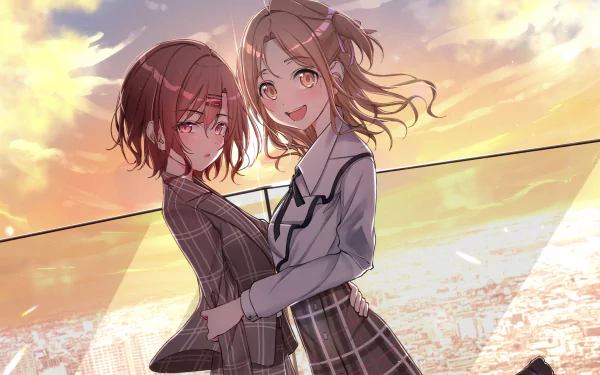 Hinana Ichikawa Madoka Higuchi Anime The iDOLM@STER: Shiny Colors HD Desktop Wallpaper | Background Image