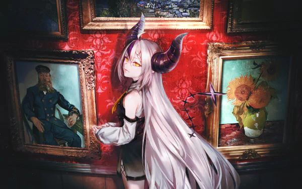 hololive La+ Darknesss (Virtual Youtuber) Anime Virtual Youtuber HD Desktop Wallpaper | Background Image