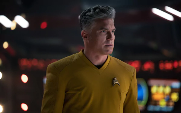 Christopher Pike Anson Mount TV Show Star Trek: Strange New Worlds HD Desktop Wallpaper | Background Image