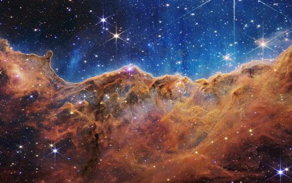 Sci Fi Nebula Carina Nebula James Webb Space Telescope HD Wallpaper | Background Image