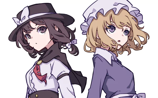 Maribel Hearn Renko Usami Anime Touhou HD Desktop Wallpaper | Background Image