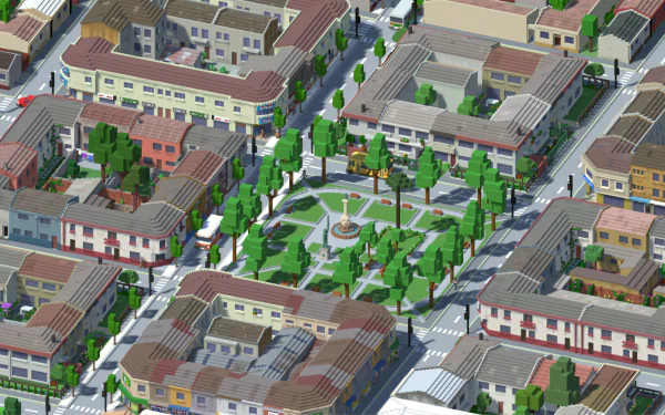 video game Urbek City Builder HD Desktop Wallpaper | Background Image