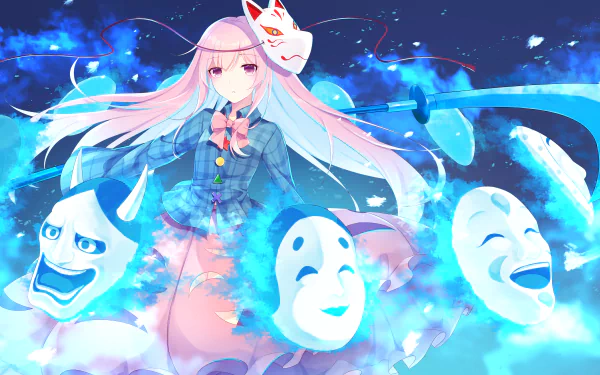 Hata no Kokoro Anime Touhou HD Desktop Wallpaper | Background Image